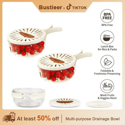 Multifunctional Rice Strainer with Fine Holes and Handle (Forfruits and Vegetables)-Bpa-Free Plastic Kitchen Utensilskitchen Utensil Baskets Salad Baskets
