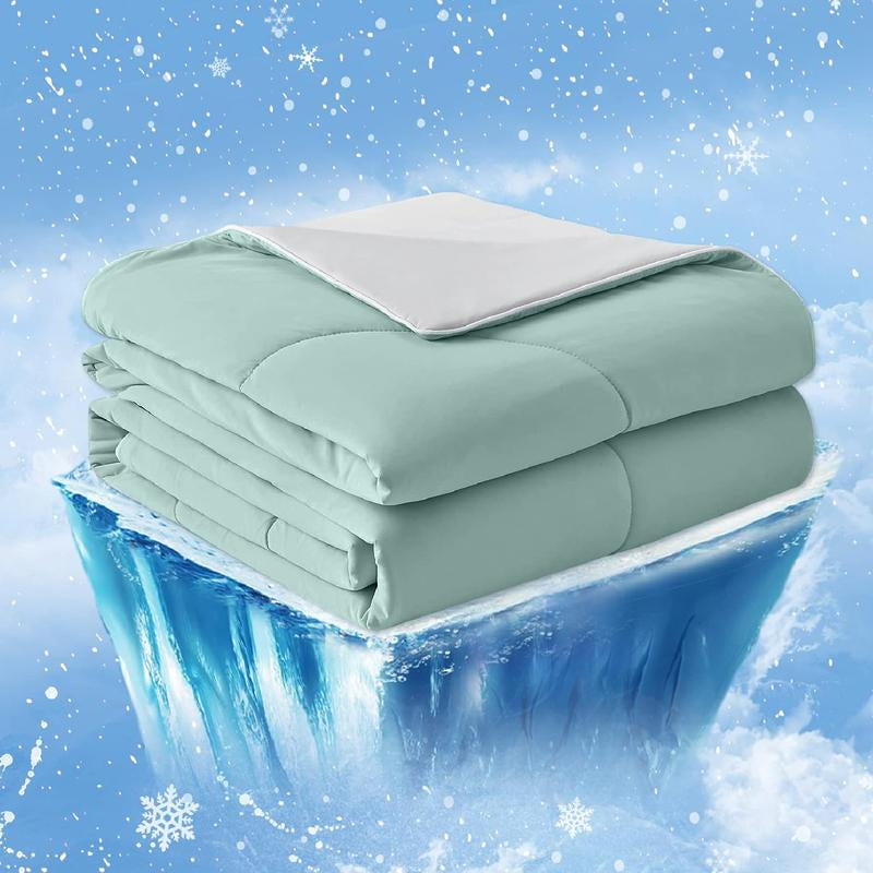 [Springtok] Cooling Blanket for Hot Sleepers Lightweight Summer Cold Thin Blankets for Sleeping, Hot Flashes Night Sweats, Soft Blanket for Bed