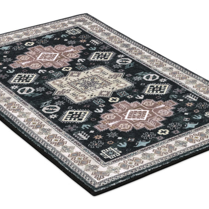 3 Pieces Boho Kitchen Rug Sets Non Slip Soft Kitchen Mat Floor Mat for Kitchen, Laundry Room and Hallway