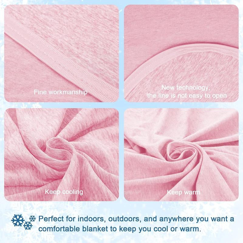 [Springtok] Cooling Blanket for Hot Sleepers Lightweight Summer Cold Thin Blankets for Sleeping, Hot Flashes Night Sweats, Soft Blanket for Bed