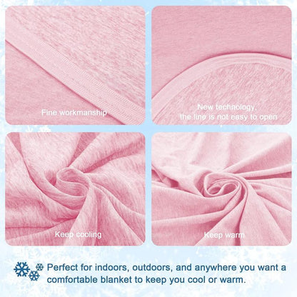 [Springtok] Cooling Blanket for Hot Sleepers Lightweight Summer Cold Thin Blankets for Sleeping, Hot Flashes Night Sweats, Soft Blanket for Bed