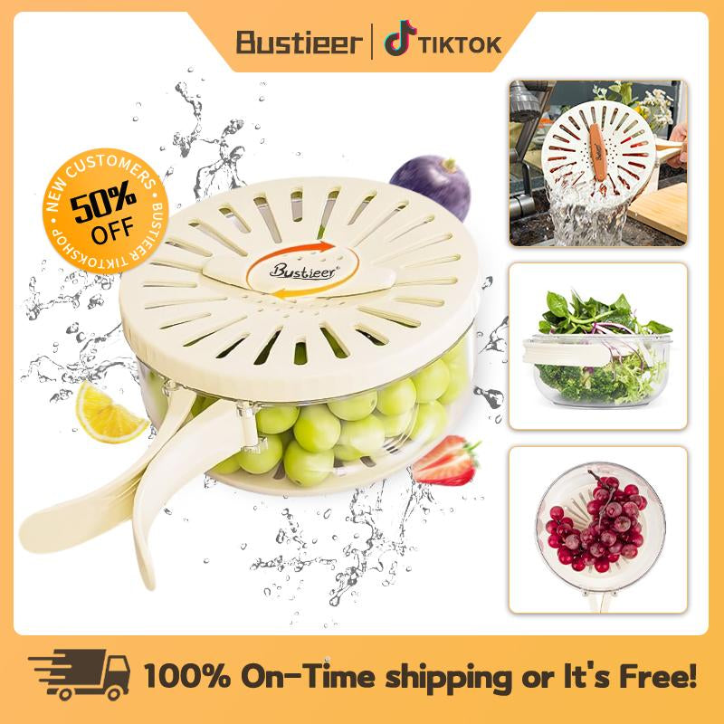 Multifunctional Rice Strainer with Fine Holes and Handle (Forfruits and Vegetables)-Bpa-Free Plastic Kitchen Utensilskitchen Utensil Baskets Salad Baskets