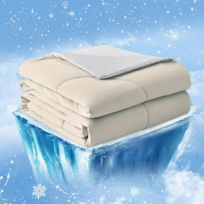 [Springtok] Cooling Blanket for Hot Sleepers Lightweight Summer Cold Thin Blankets for Sleeping, Hot Flashes Night Sweats, Soft Blanket for Bed