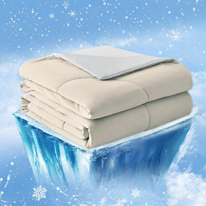 [Springtok] Cooling Blanket for Hot Sleepers Lightweight Summer Cold Thin Blankets for Sleeping, Hot Flashes Night Sweats, Soft Blanket for Bed