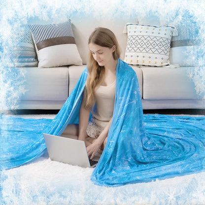 [Springtok] Cooling Blanket for Hot Sleepers Lightweight Summer Cold Thin Blankets for Sleeping, Hot Flashes Night Sweats, Soft Blanket for Bed