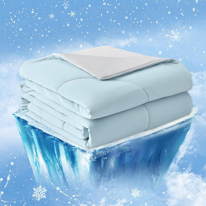 [Springtok] Cooling Blanket for Hot Sleepers Lightweight Summer Cold Thin Blankets for Sleeping, Hot Flashes Night Sweats, Soft Blanket for Bed