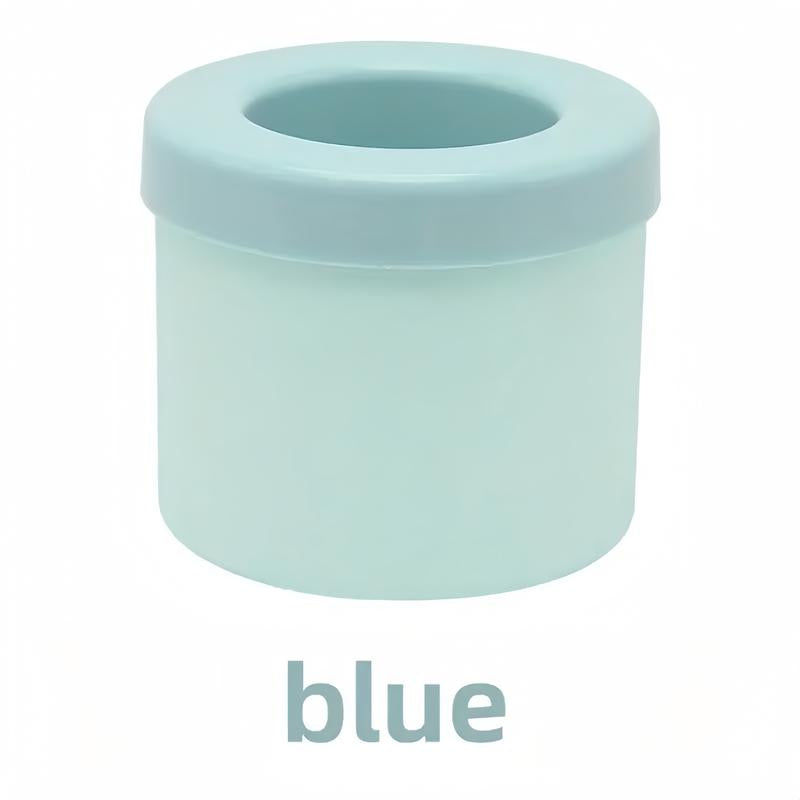 Quick Freezing Silicone Ice Cube Mold, Easy to Use and Durable, for Making Ice Cubes, Ice Buckets and Cylinder Cups Reusable Utensils Blue