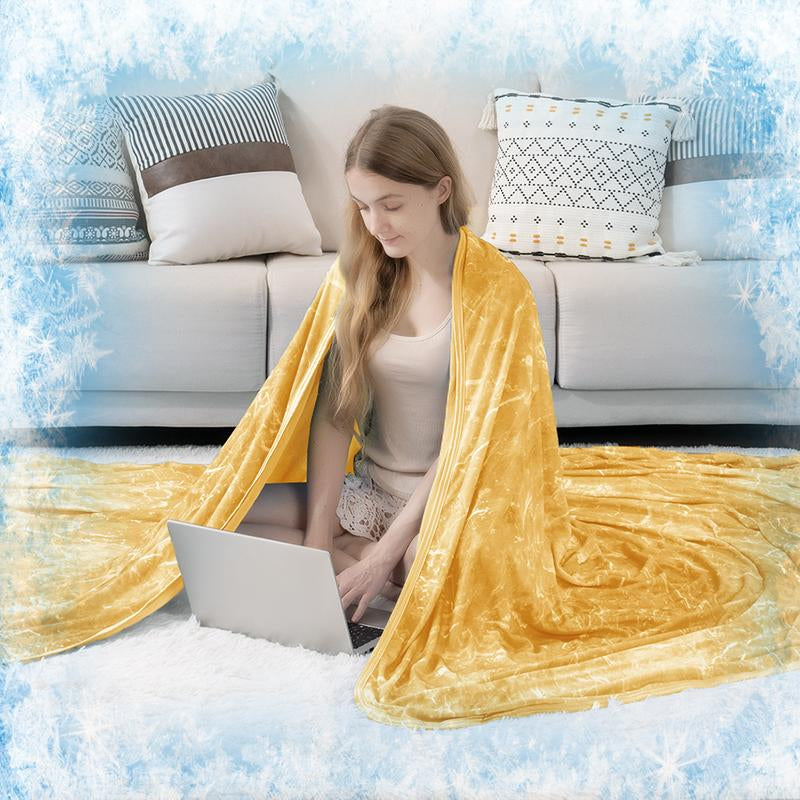 [Springtok] Cooling Blanket for Hot Sleepers Lightweight Summer Cold Thin Blankets for Sleeping, Hot Flashes Night Sweats, Soft Blanket for Bed