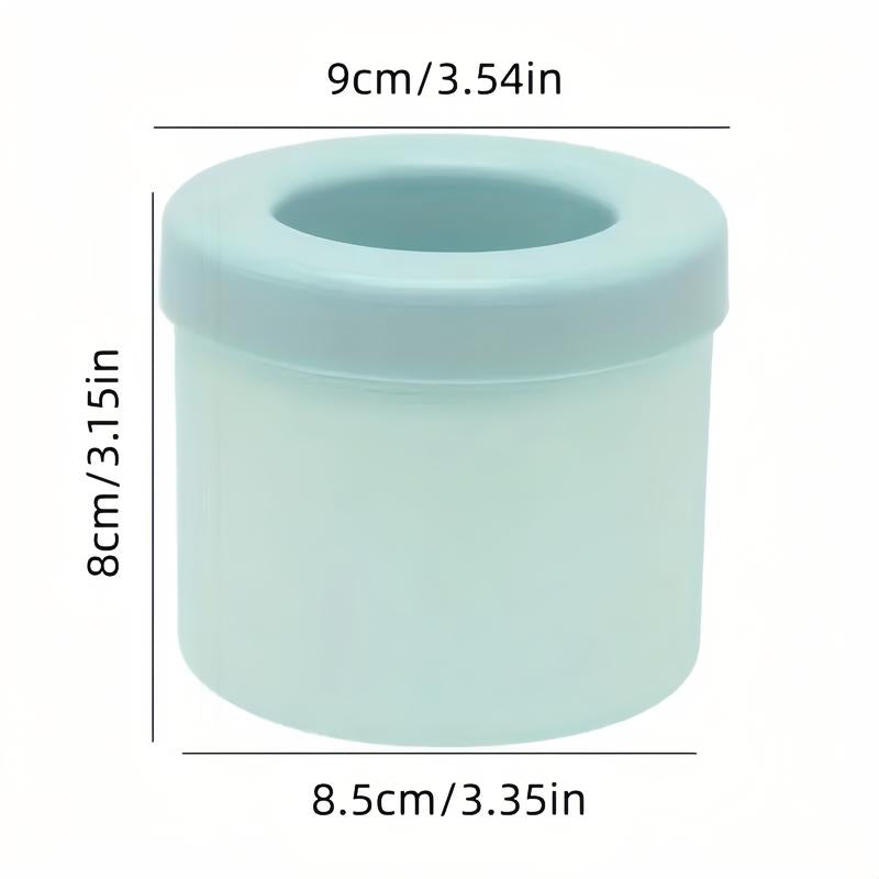Quick Freezing Silicone Ice Cube Mold, Easy to Use and Durable, for Making Ice Cubes, Ice Buckets and Cylinder Cups Reusable Utensils Blue